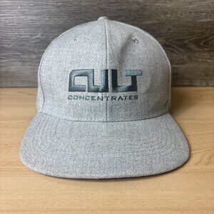 Cult Concentrates Hat Cap Snapback Gray Outdoors Adjustable